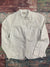 Coldwater Creek White Embroidered Denim Jacket Misses Size 10