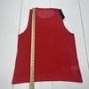 Jogal Red Mesh Fitted Muscle Tank Mens Size Medium