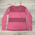 Oiselle Womens Pink Long Sleeve Athletic Top Size XL
