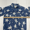 Altar’d State Blue Denim Star Printed Jacket Women’s Size Medium