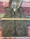 Alter’d State Faux Sherpa Lined Puffy Vest Women Size Small