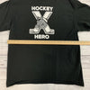 Mavericks Hockey Black Short Sleeve Mens Size XL