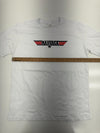 Mrotto Unisex Adult Top Gun Maverick White Short Sleeve Size XL