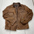 Derimod Expo Brown Hugo Leather Jacket Mens Size Medium