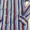 Tailorbyrd Collection Blue Red White Stripe Long Sleeve Button Up Mens Size S