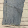 Vintage Levi Silver Tab Denim Blue Jeans Men Size 38 x 34 Loose Fit Made In USA