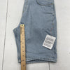 ASOS Relaxed Denim Dungaree Overall Shorts Mens Size XS New