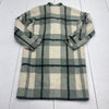 Maryling Green Plaid Wool Over Coat Women’s Size 38 Medium