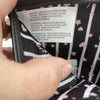 Betsey Johnson Trifold Flap Wallet  Pink/White Luv Betsey Graffiti Logo