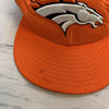Denver Broncos NFL Fitted Baseball Hat Orange Size 7 5/8
