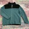 PINK Zip Up Sherpa Green Black Jacket Ladies Size Small