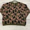 I Joah Boutique Green Pink Camo Sweater Woman’s Size S NEW