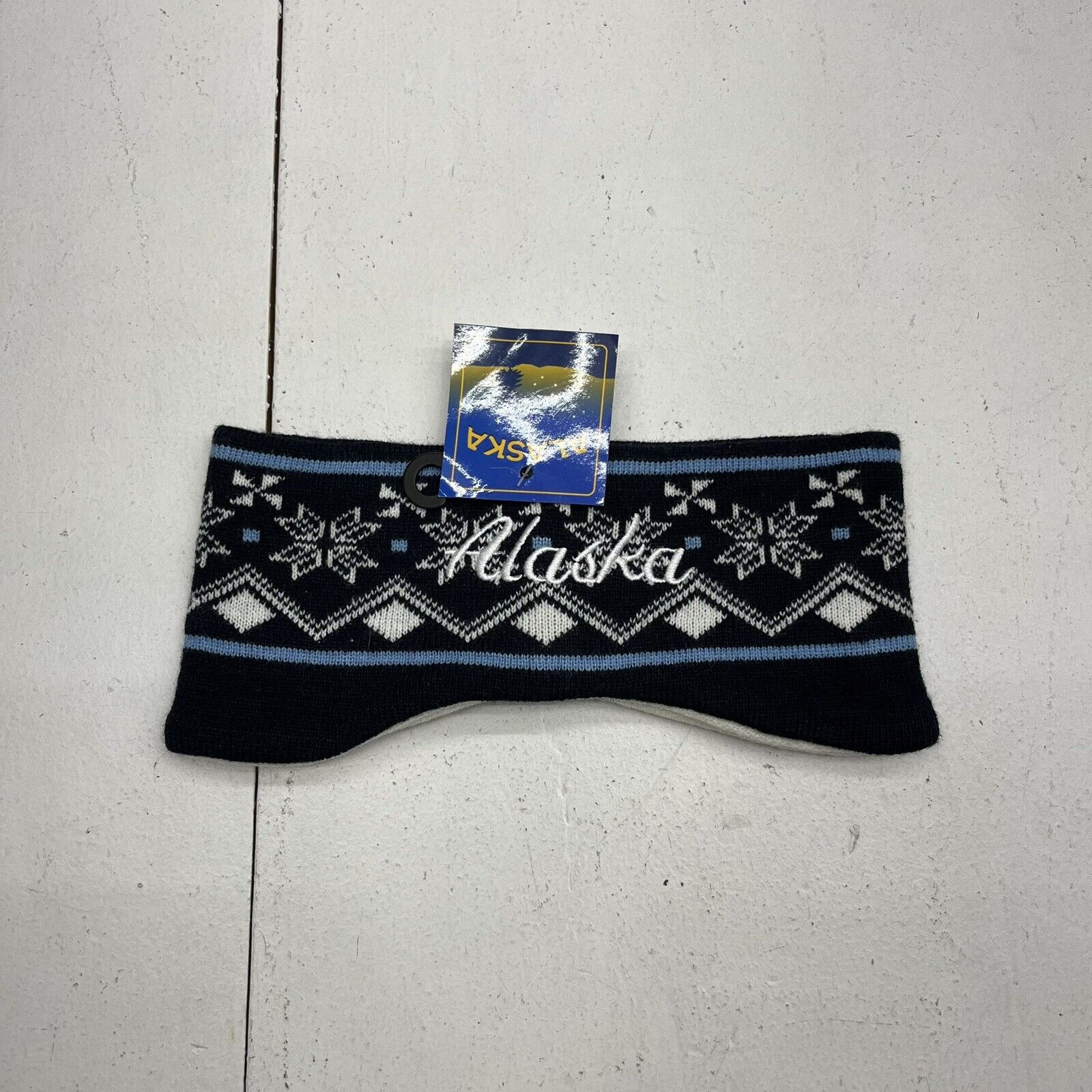 Impact Blue Alaska Embroidered Headband Women’s One Size NEW