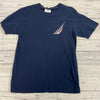 Nautica Navy Short Sleeve Graphic T-Shirt Men Size M