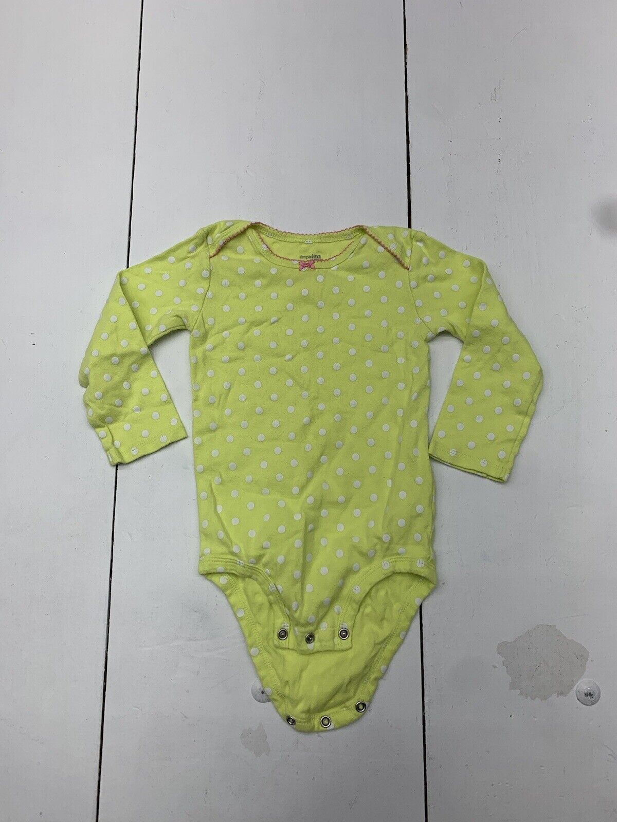 Simple Joys By Carters Baby Girls Yellow Long Sleeve One Piece Size 24 -  beyond exchange
