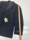Davinci Black Regular Fit 2-Button Suit Men’s Size 48R/42W NEW