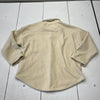 Shein Beige Button Up Over Coat Women’s Size Small