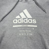 Adidas 3 Stripe For Creators Only Gray Pullover Hoodie Men Size Medium *