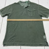 Orvis Montana Morning Green Short Sleeve Polo Shirt Men Size Medium NEW
