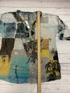 Elie Tahari Lori Tunic Long Sleeve Knit Blouse Top 2Pc Set Multicolor Size XL
