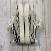 Madewell Sidewalk Low Top Sneakers Zebra Calf Hair Women’s Size 8 AE247