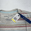 Nautica Sustainably Crafted Striped Crew Neck T Shirt Mens Size Medium New