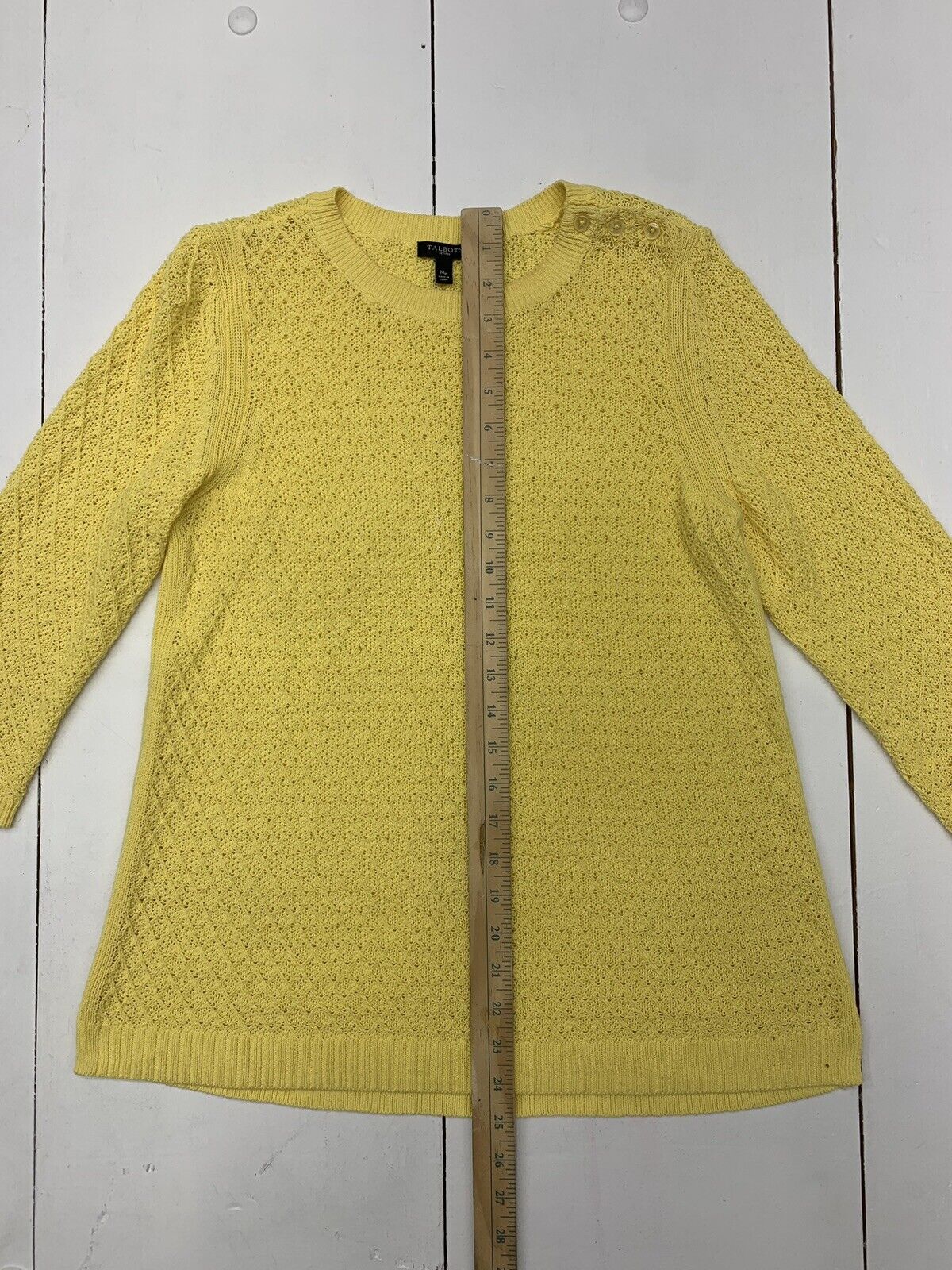 Talbots Womens Yellow Pullover Sweater Size PM - beyond exchange