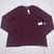 Rye By Hawker Rye Burgundy Bloomington Jersey Nep Henley Sweater Mens Size XXL
