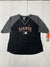 Majestic New York Giants Black Short Sleeve Shirt Womens Size 1X