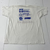 Vintage Tennis Boston White Graphic Short Sleeve T-Shirt Adult Size XL Fit M USA