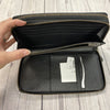 NWT Coach F23334 Double Zip Travel Organizer In Black Crossgrain Leather