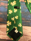 St. Patrick’s Day Green Clover Leaf Neck Tie*