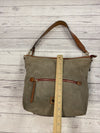 Dooney and Bourke Wayfare Suede Large Hobo Taupe Gray Purse*