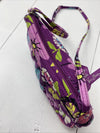 Vera Bradley Purple Floral ￼Quilted Small Crossbody Bag