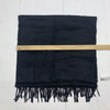 Womens Black tassel scarf one size
