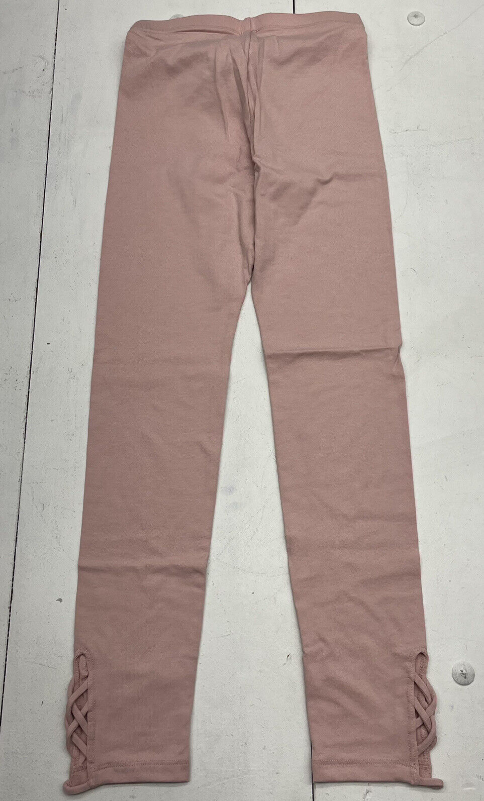 Old Navy Pink Lattice-Hem Leggings Girls Size X-Large NEW - beyond