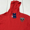 Fanatics DC United Soccer Team Red Long Sleeve Hooded Shirt Women Size S NEW