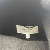 Reiss Roxi Wool Blend Coat Asymmetrical Zipper Open Collar Coat Black Women’s 6