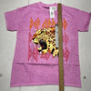 Def Leppard Pink Graphic Print T-Shirt Mens Size Small NEW Spencers