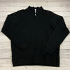 Peter Miller Black 1/4 Zip Long Sleeve Light Sweater Men Size XL NEW