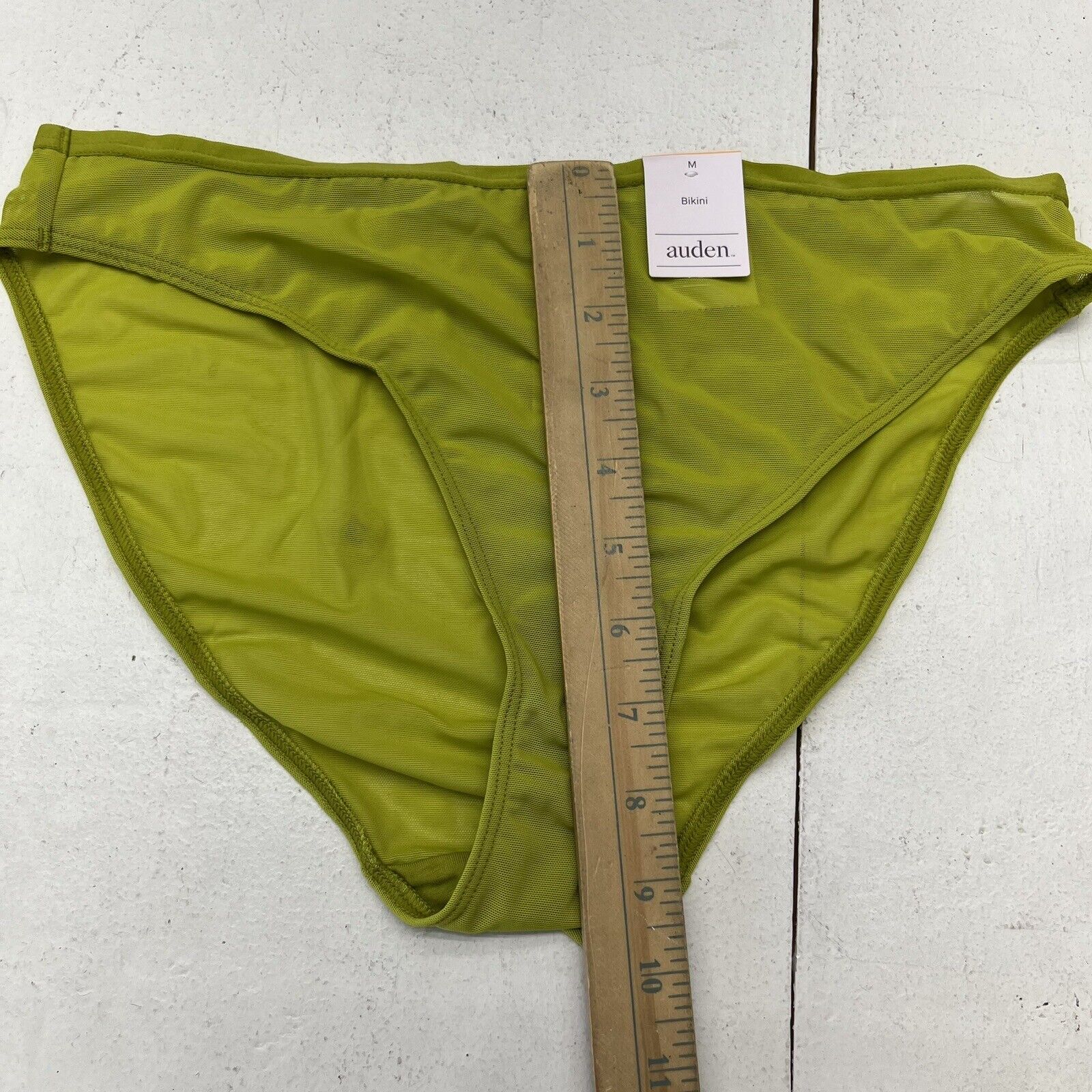 Auden Green Mesh Bikini Underwear Women's Size Medium NEW - beyond