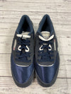 NEW Reebok Women&#39;s Nylon Sneaker Classic Team Navy Blue Size 8.5*