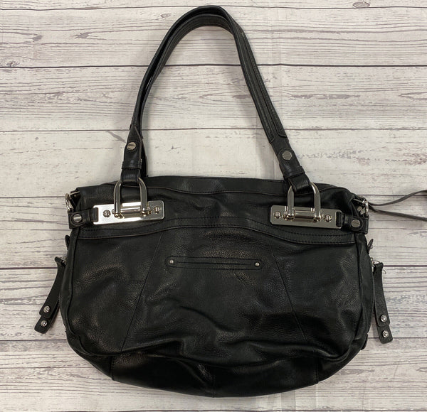 B. MAKOWSKY Leather Shoulder Bag Black – Style Exchange Boutique PGH