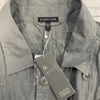 Eileen Fisher Pewter Gray Convert Collar Short Jacket Women’s Size Large New