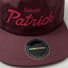 Daniel Patrick DP Maroon Nylon Stadium Snapback Hat Adult One Size NEW