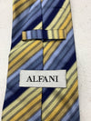 Alfani Mens Blue Yellow Neck Tie