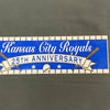 Vintage Kansas City Royals MLB Baseball Bumper Sticker 1993 25th Anniversary *