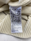 Baukjen Radana Eco-Cashmere Knit Antique White Womens Size 4 New
