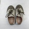 Maria Catalan Taupe Linen Lace Oxford Shoes Kids Size 23 New Without Box
