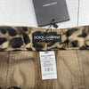 Dolce &amp; Gabbana Brown High Waisted Corduroy Shorts Womens Size 36 US 0